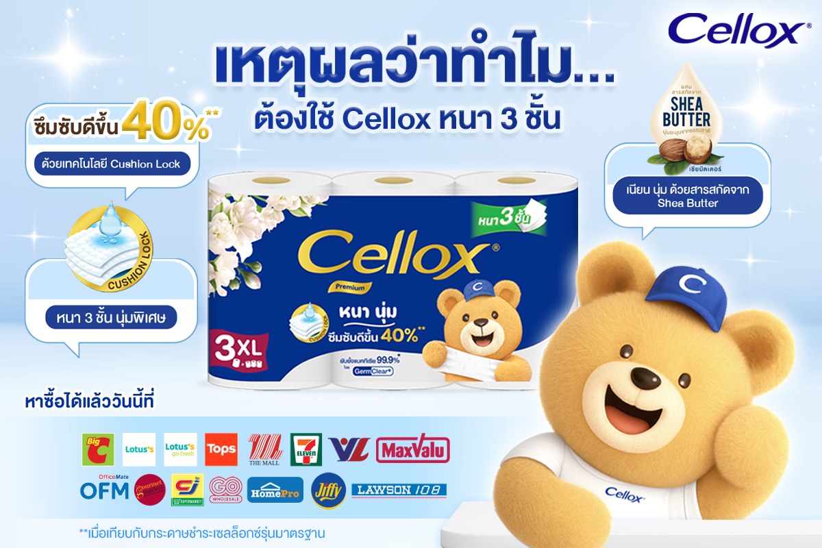 3 เหตุผลว่าทำไมต้องใช้ Cellox หนา 3 ชั้น เพราะว่า.. 3 เหตุผลว่าทำไมต้องใช้ Cellox หนา 3 ชั้น เพราะว่า..